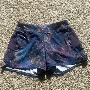 Athleta girls 3” shorts, size 12